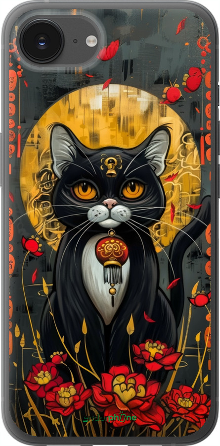 Силиконовый чехол China Cat для Apple iPhone SE 4 - 6134u-3652 изображение 