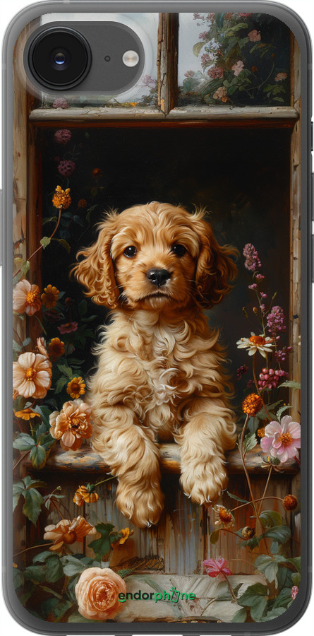 Силиконовый чехол Щенок cocker spaniel для Apple iPhone SE 4 - 6136u-3652 изображение 