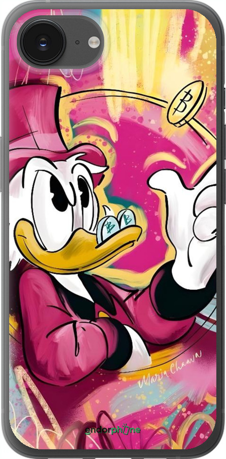 Силиконовый чехол Скрудж для Apple iPhone 16e - 6283u-3971 изображение 