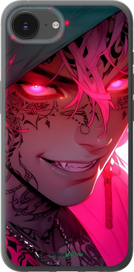 Силіконовий чехол Аніме демон 3 для Apple iPhone 16e - 6313u-3971 изображение 