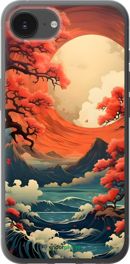 Силиконовый чехол Природа японии для Apple iPhone SE 4 - 6327u-3652 изображение 