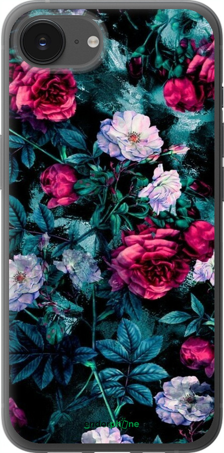 Силіконовий чехол Сад та троянди для Apple iPhone SE 4 - 6483u-3652 изображение 