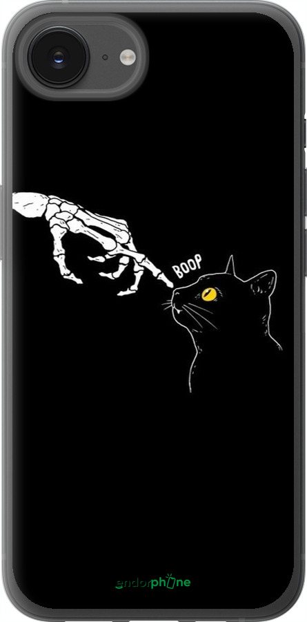 Силиконовый чехол Кошка для Apple iPhone SE 4 - 6505u-3652 изображение 