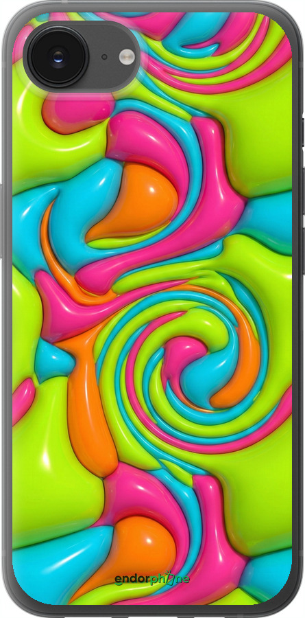 Силиконовый чехол Y2K Jelly Dream для Apple iPhone SE 4 - 6780u-3652 изображение 