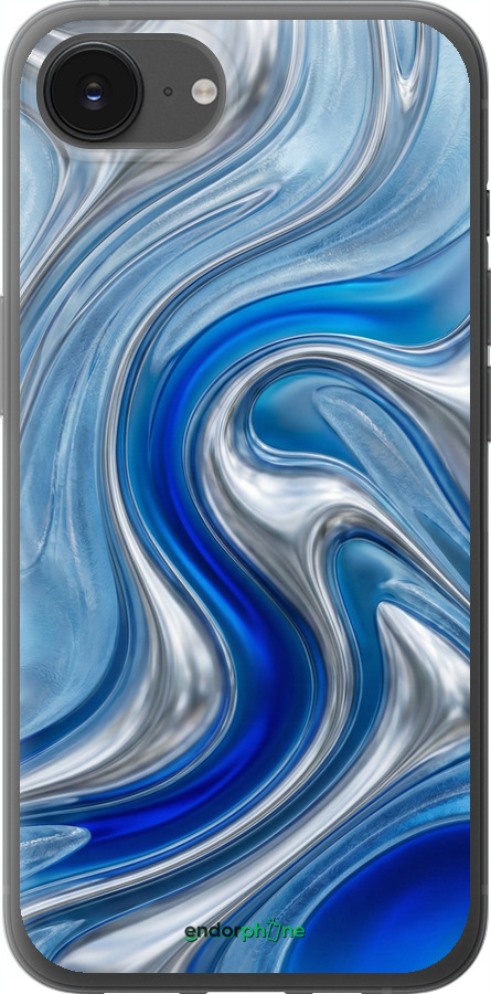 Силиконовый чехол Liquid Chrome для Apple iPhone SE 4 - 6781u-3652 изображение 