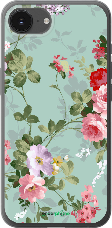 Силіконовий чехол Квіткові шпалери 2 для Apple iPhone SE 4 - 862u-3652 изображение 