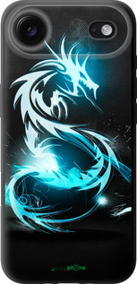 TPU чехол Бело-голубой огненный дракон для Apple iPhone 17 AIR - 113b-4032 изображение 