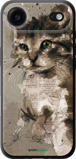 TPU чехол Кошеня з плям і ліній для Apple iPhone 17 AIR - 119b-4032 изображение 