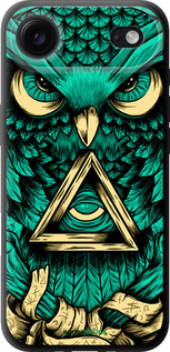 TPU чехол Сова Арт-тату для Apple iPhone 17 AIR - 3971b-4032 изображение 