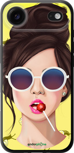 TPU чехол Девушка с чупа-чупсом для Apple iPhone 17 AIR - 3979b-4032 изображение 