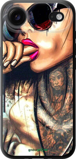 TPU чехол Девушка в тату для Apple iPhone 17 AIR - 4001b-4032 изображение 