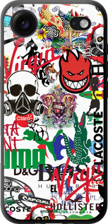 TPU чехол Many different logos для Apple iPhone 17 AIR - 4022b-4032 изображение 