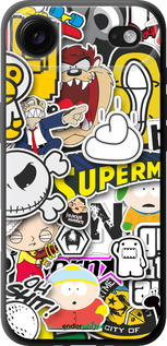 TPU чехол Popular logos для Apple iPhone 17 AIR - 4023b-4032 изображение 