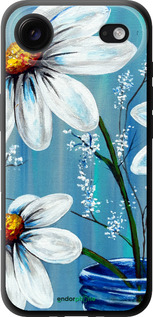 TPU чехол Красивые арт-ромашки для Apple iPhone 17 AIR - 4031b-4032 изображение 