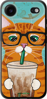 TPU чехол Зеленоглазый кот в очках для Apple iPhone 17 AIR - 4054b-4032 изображение 