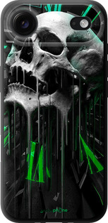 TPU чехол Череп-часы для Apple iPhone 17 AIR - 4100b-4032 изображение 