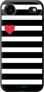 TPU чехол Черно-белые полосы для Apple iPhone 17 AIR - 4461b-4032 изображение 