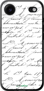 TPU чехол Прописной шрифт для Apple iPhone 17 AIR - 4475b-4032 изображение 