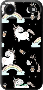 TPU чехол Единорог и кофе для Apple iPhone 17 AIR - 4661b-4032 изображение 