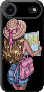 TPU чехол Девушка с картой для Apple iPhone 17 AIR - 4704b-4032 изображение 