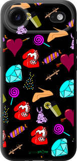 TPU чехол stickers для Apple iPhone 17 AIR - 4757b-4032 изображение 