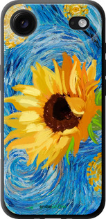 TPU чехол Цветы желто-голубые для Apple iPhone 17 AIR - 5308b-4032 изображение 