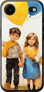 TPU чехол Діти з кульками для Apple iPhone 17 AIR - 5659b-4032 изображение 