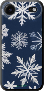 TPU чехол Снежинки для Apple iPhone 17 AIR - 5821b-4032 изображение 