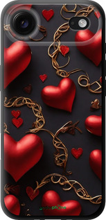 TPU чехол Сердечки для Apple iPhone 17 AIR - 5831b-4032 изображение 