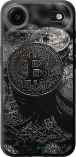 TPU чехол Black Bitcoin для Apple iPhone 17 AIR - 6090b-4032 изображение 