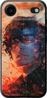 TPU чехол Лицо в пламени для Apple iPhone 17 AIR - 6127b-4032 изображение 