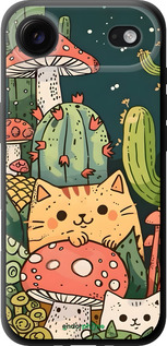 TPU чехол Коты грибы для Apple iPhone 17 AIR - 6321b-4032 изображение 