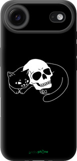 TPU чехол С изображением кота и черепа для Apple iPhone 17 AIR - 6491b-4032 изображение 