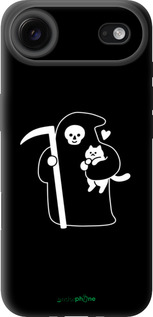 TPU чехол Минималистичный арт: смерть и кошка для Apple iPhone 17 AIR - 6529b-4032 изображение 