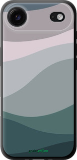 TPU чехол С фиолетовым и бирюзовым ретро-стилем и волнами для Apple iPhone 17 AIR - 6533b-4032 изображение 