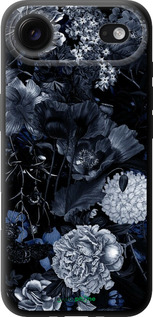 TPU чехол Анотація квітковий малюнок в синіх тонах. для Apple iPhone 17 AIR - 6539b-4032 изображение 