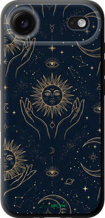 TPU чехол Celestial Harmony: Sun & Moon Gold Mystic Pattern для Apple iPhone 17 AIR - 6778b-4032 изображение 