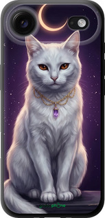 TPU чехол Mystic White Cat Gothic Dark Purple Gold для Apple iPhone 17 AIR - 6805b-4032 изображение 