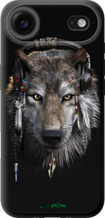 TPU чехол Волк-меломан для Apple iPhone 17 AIR - 875b-4032 изображение 