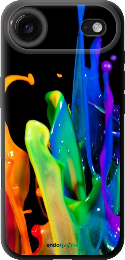 TPU чехол брызги краски для Apple iPhone 17 AIR - 3957b-4032 изображение 