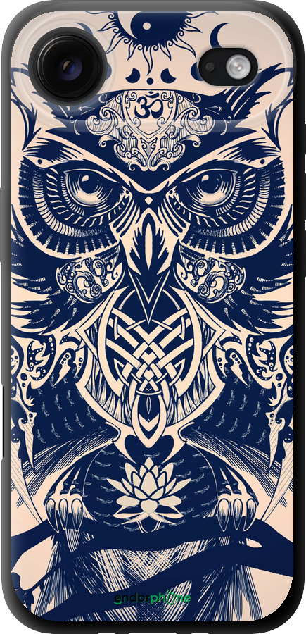 TPU чехол Узорчатая сова для Apple iPhone 17 AIR - 4000b-4032 изображение 