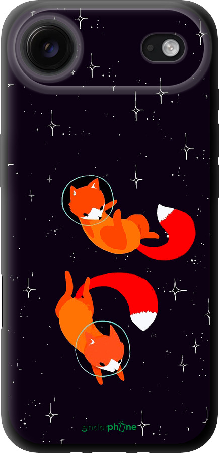 TPU чехол Лисички в космосе для Apple iPhone 17 AIR - 4519b-4032 изображение 
