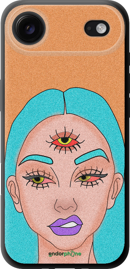 TPU чехол Дівчина малюнок для Apple iPhone 17 AIR - 4576b-4032 изображение 