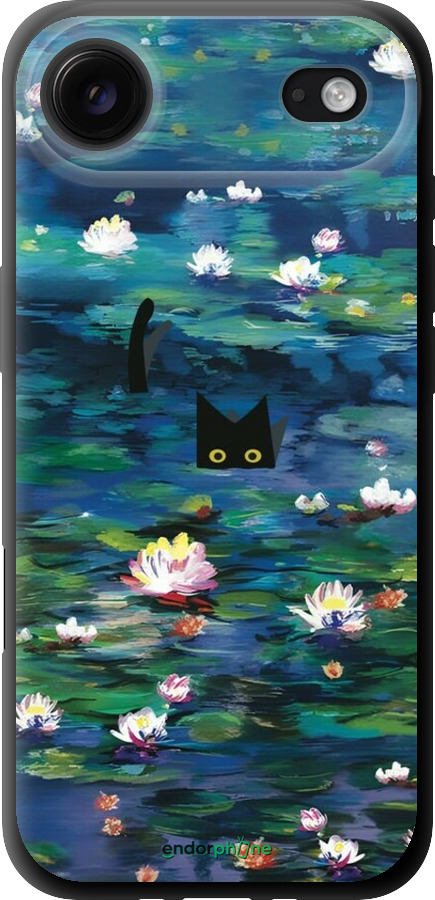 TPU чехол Чехол с изображением водяных лилий Моне и кошек для Apple iPhone 17 AIR - 6399b-4032 изображение 