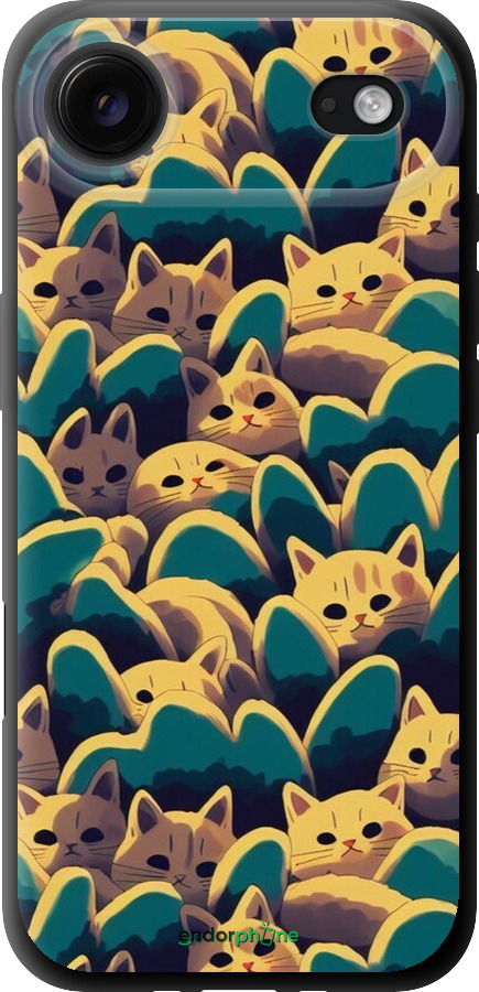TPU чехол С изображением кошек для Apple iPhone 17 AIR - 6429b-4032 изображение 