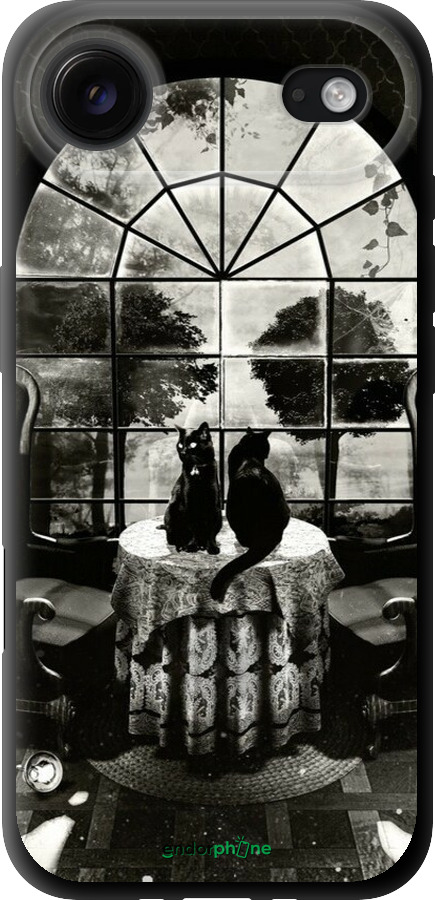 TPU чехол Череп и коты для Apple iPhone 17 AIR - 6432b-4032 изображение 