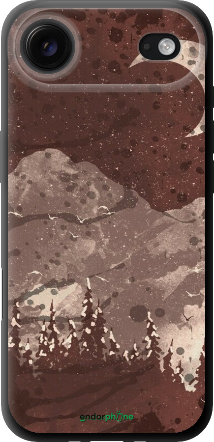 TPU чехол С изображением лунного пейзажа в ночном лесу для Apple iPhone 17 AIR - 6546b-4032 изображение 