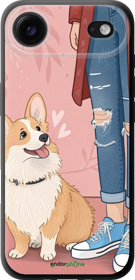 TPU чехол Корги 3 для Apple iPhone 17 AIR - 6707b-4032 изображение 