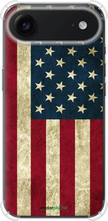 Силикон с усиленными углами чехол Флаг США для Apple iPhone 17 AIR - 395sp-4032 изображение 