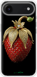 Силикон с усиленными углами чехол Клубника v3 для Apple iPhone 17 AIR - 5638sp-4032 изображение 